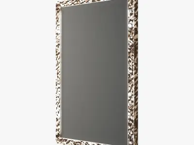 Uttermost alshon metallic silver mirror 3D model