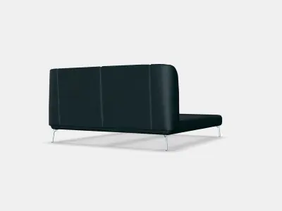 TUFJORD Upholstered bed frame Low-poly 3D model