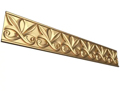 Ornament Element Molding 010 Low-poly 3D model