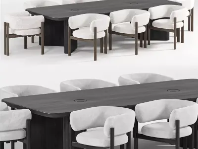 Dining Set 01 3D model
