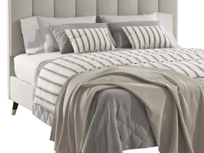 Colette bed 3D model