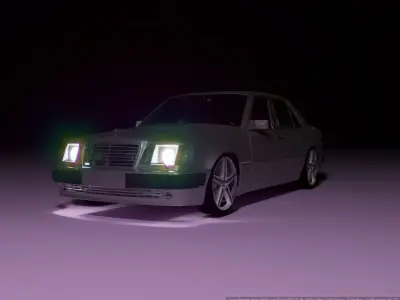 Mercedes Benz E500 W124 3D model