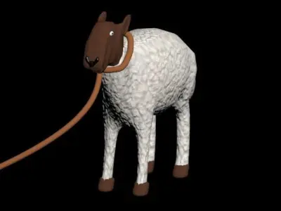 sheep Low-poly 3D model