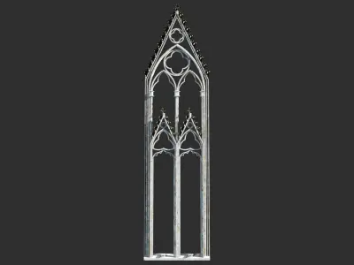 Gothic Arches - Marble and Gold 3D model
