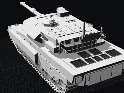 Type 90 g kai jgsdf 3D print model