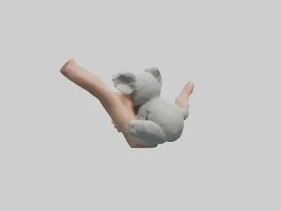 Babykoala Model 1 Low-poly 3D model