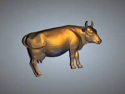cow design 3D print model
