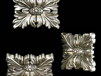 Classic carved 039 3D model