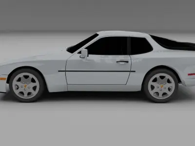 Porsche 944 S2 3D model