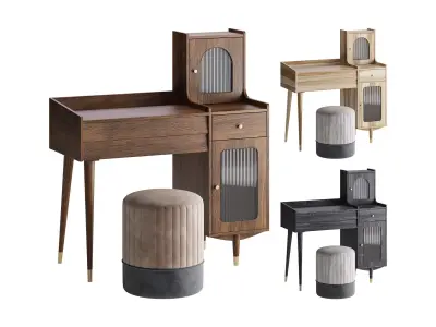 Coiffeuse Hyers 3D model