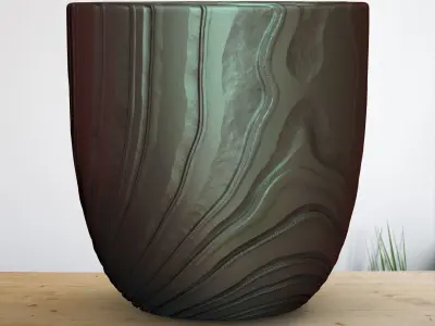 3D Printed 7 Flower pots for dacoratv  3D print model