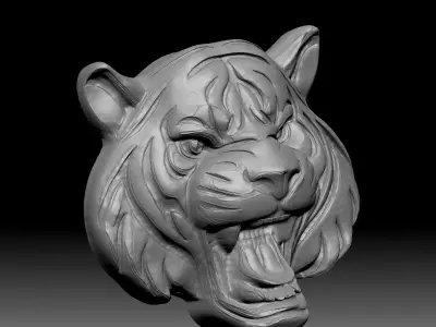 lion pendant 3D print model 3D print model purchase
