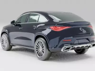 Mercedes-Benz GLC 200 Coupe High-Poly Exterior  3D model