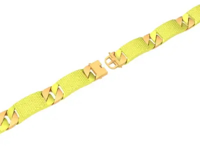 Luxury Geometric Link Bracelet Jewelry 3D Model 4198 3D print model