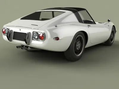 Toyota 2000GT Targa 3D model