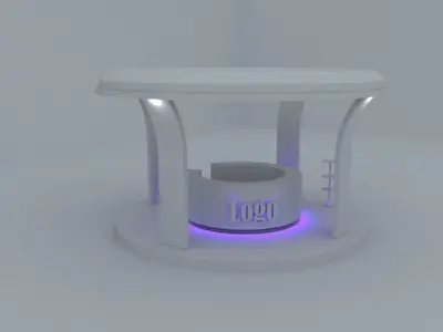 Exhibition Stand  3D Model 3D model Free 3D model