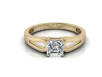 Jewelry Diamond Ring 3D print model