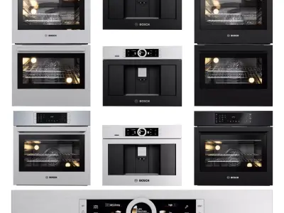 bosh 800 series collection Low-poly 3D model