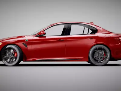 Alfa Romeo Giulia Quadrifoglio 3D model