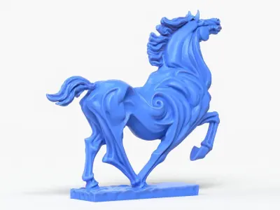 Arvolve Horse Sculpture 3D print model