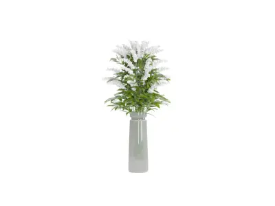 Spring Flower Vase 3D model