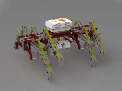 NXT Spider Robot Free 3D model