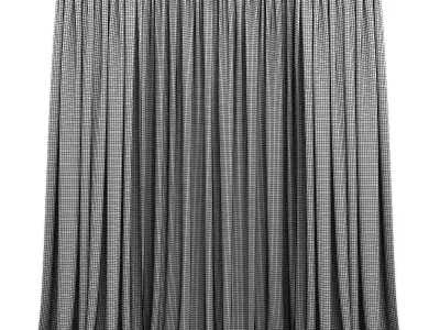 Curtains579 Low-poly 3D model