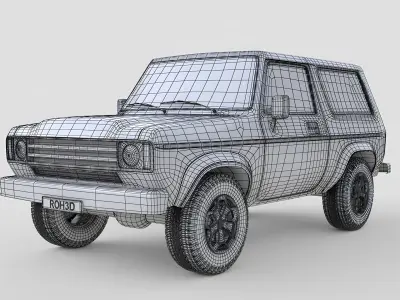 Generic SUV Car 1987 3D model