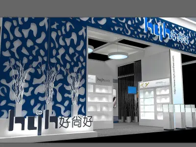 Exhibition - Area - 12X12-3DMAX2009-01 3D model