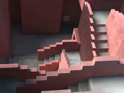 Squid Game Maze 3D model