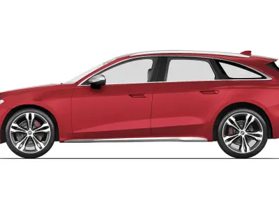 Audi S5 Avant 2025 3D model