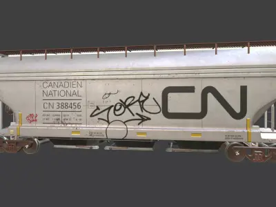 Rail Car 3D model
