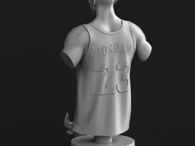 Micheal Jordan 3D Printable 4 3D print model