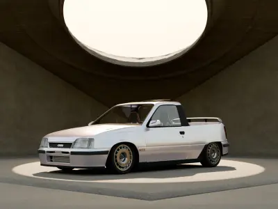 Opel Kadett GSI pickup 3D model
