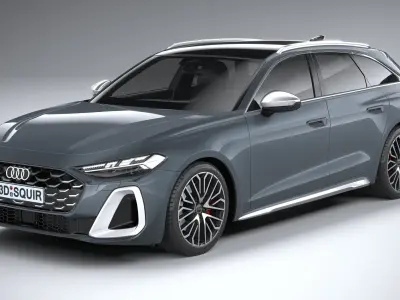 Audi S5 Avant 2025 3D model