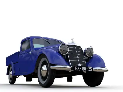 MERCEDES-BENZ 170V PICKUP 1947 3D model