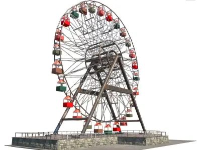Ferris wheel 3D model