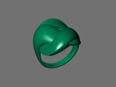 Women Ring Plain Ring Ready STL 3DM Models Womens Rings 3D print model 15