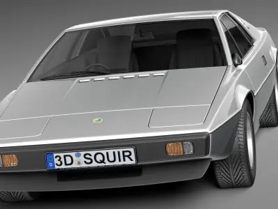 Lotus Esprit S1 1976-1980 3D model