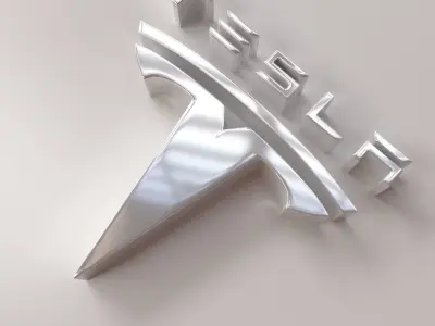 Tesla Logo 3D model