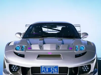 Mazda RX-7 FD3S Abflug Anibus 1994 3D model