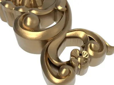  decorative pattern ready for 3D printing 3D model 53