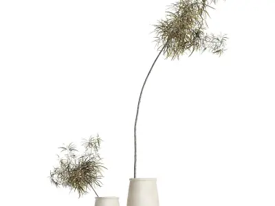 2 POT COCOJAR-M-WHIT Tine K home 3D model