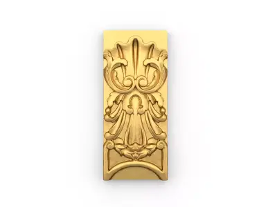 Classic carved decor ornament 507 3D print model