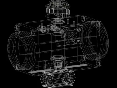 ON - OFF VALVE 3D model