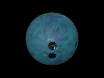 Bowling Props Low-poly 3D model