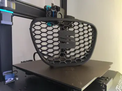 Seat Ibiza 6l Central Grille 3D model