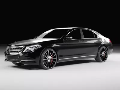 Mercedes benz s class 2014 3D model