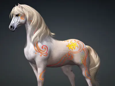 Horse-D2 3D model