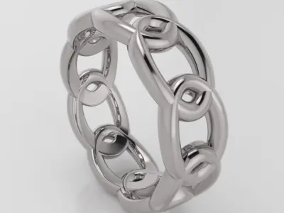 Chain Ring 3D print model